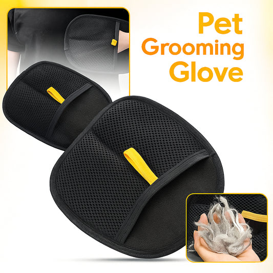 3 Pc Pet Grooming Gloves Static Dedusting Brush Pet Hair Remover Brush Removing